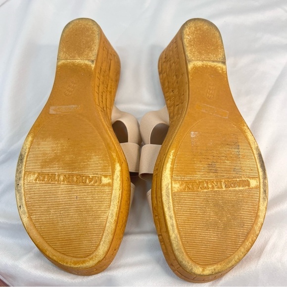 ITALIAN SHOEMAKERS Kalani Women's Elastic Wedge Cross Strap Sandal Size 9 - Picture 6 of 8